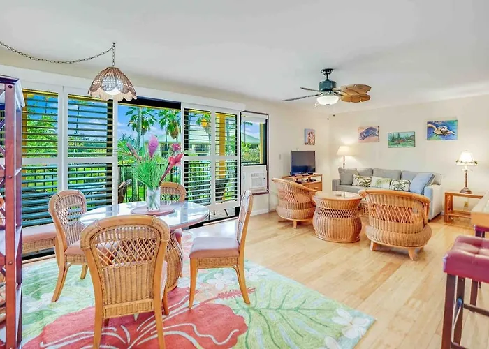Tropical 1 Bedroom With 2 Full Bath At Resort